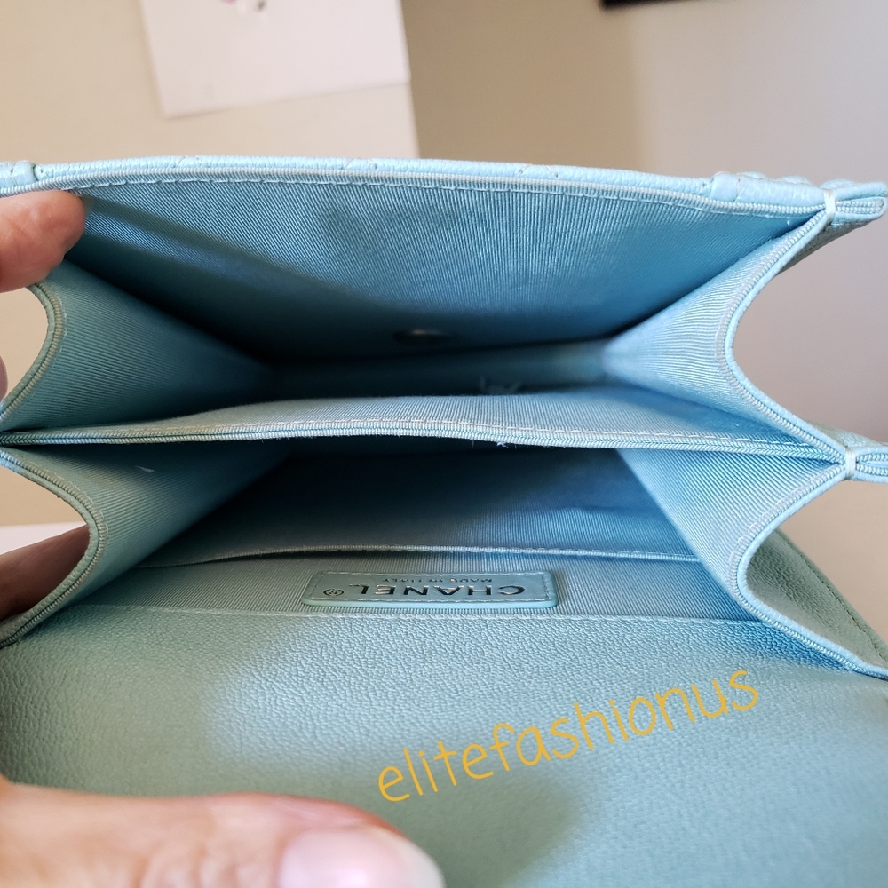 Chanel boy caviar north south blue bag - Picture 15 of 16